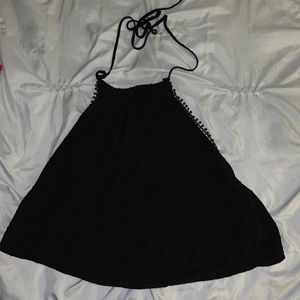 Womens black top size small, stretchy